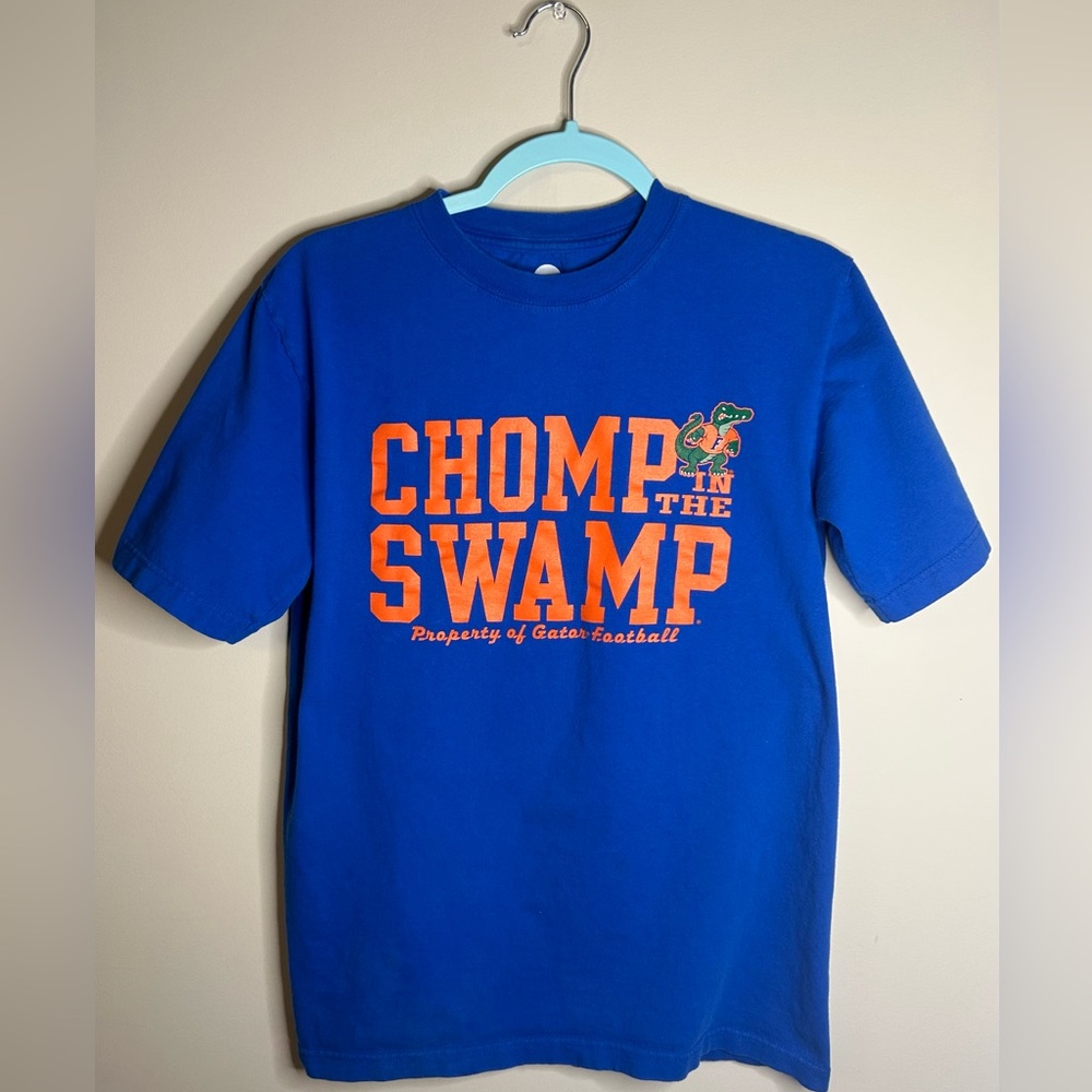 Vintage Florida Gators Football T-Shirt Adult Size M Blue NCAA KA Inc.